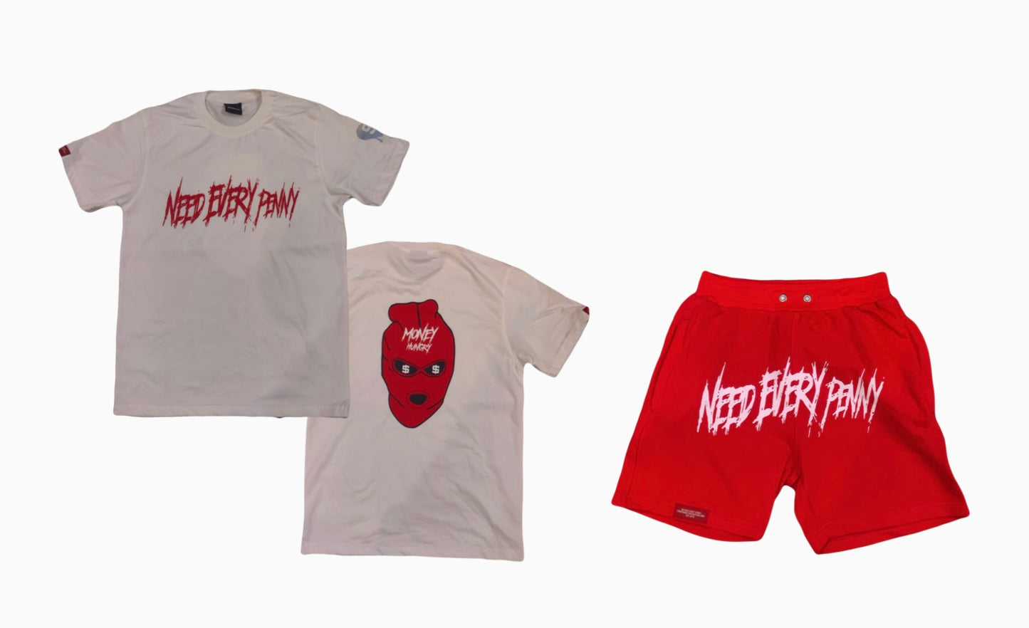 White and Red Throwback Set