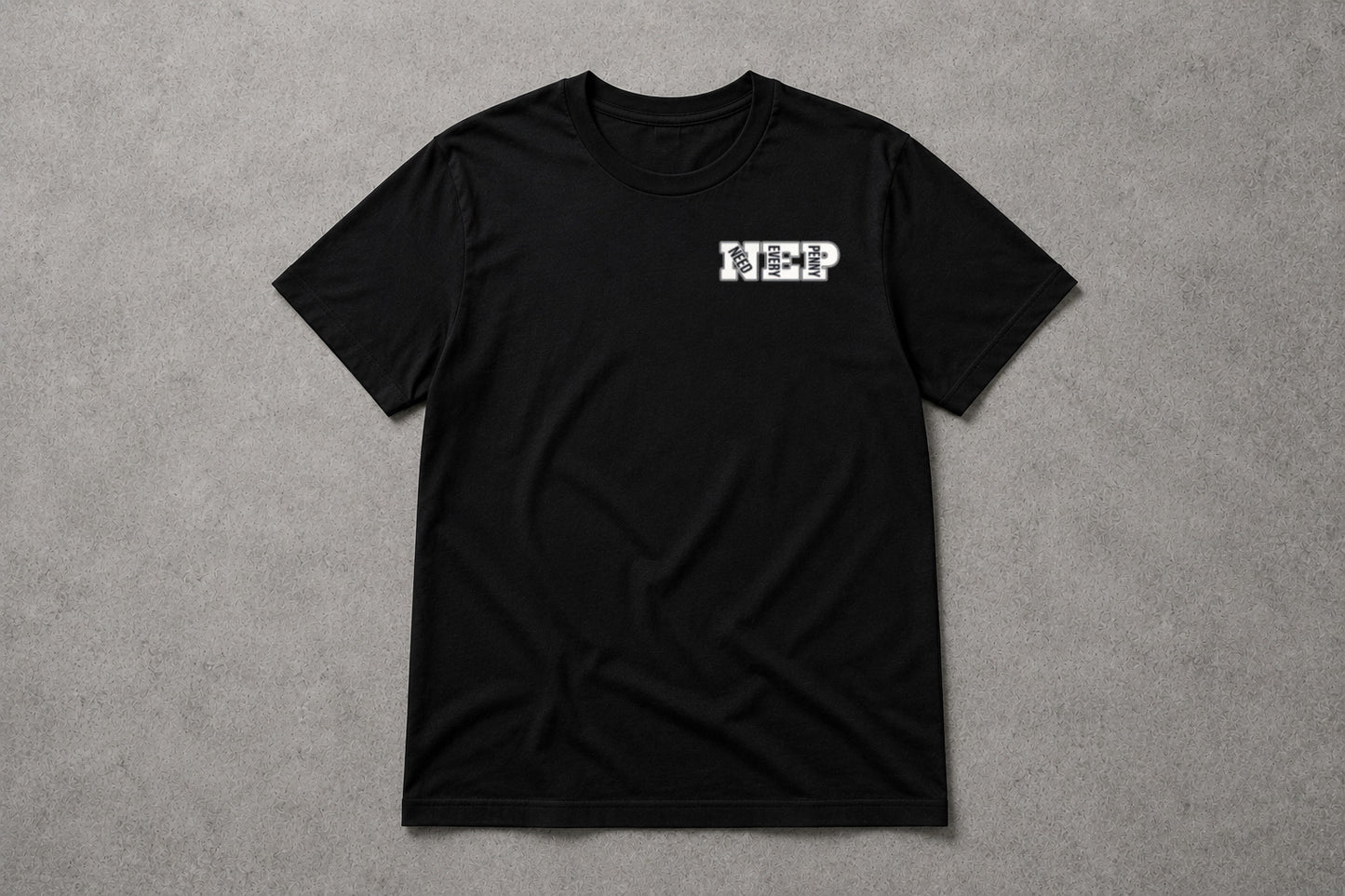 Black Basic NEP T-shirt