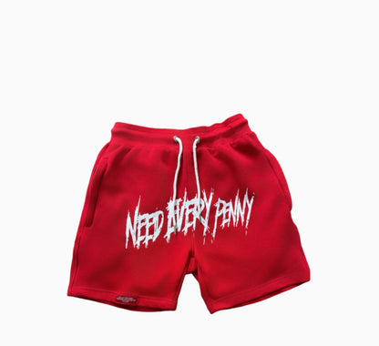 Red Throwback Shorts
