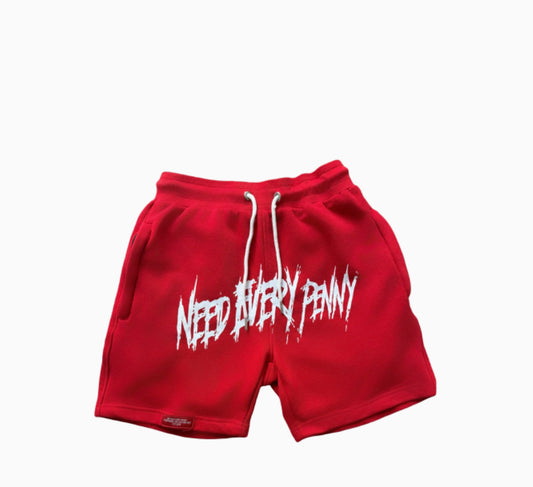 Red Throwback Shorts