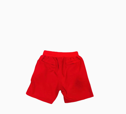 Red Throwback Shorts