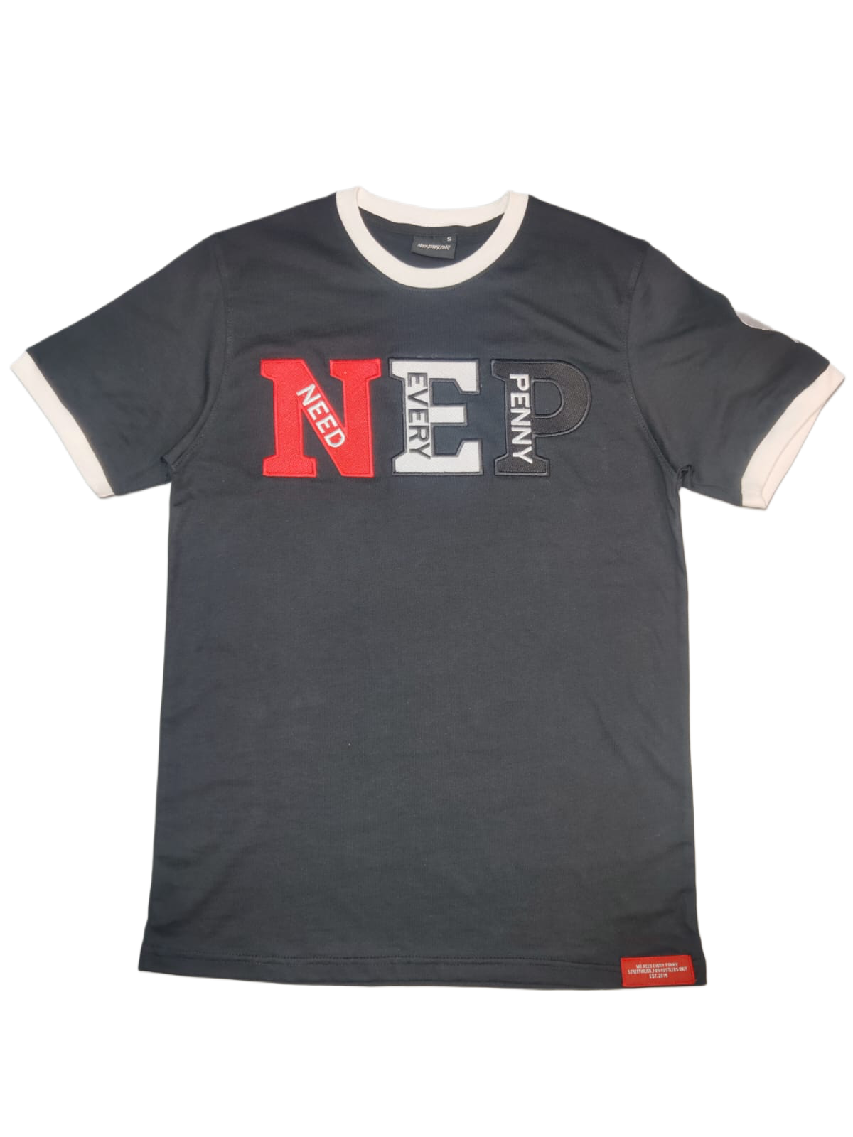Black NEP Ringer Tshirt