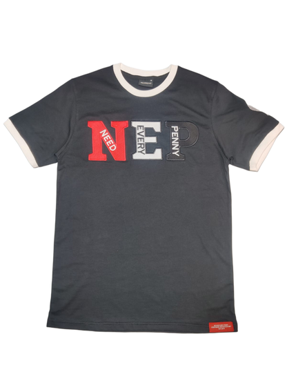 Black NEP Ringer Tshirt