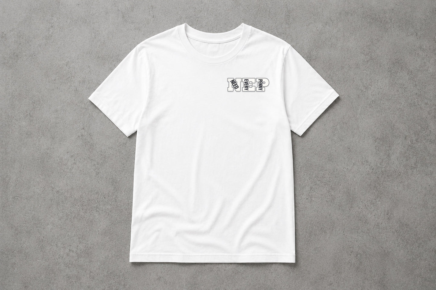 White Basic NEP T-shirt